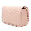 Gucci GG Marmont Matelasse Leather Monochrome Chain Belt Bag Secondhand