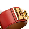 Hermès Swift and Gold Plated Collier de Chien Bracelet Secondhand
