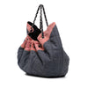 Chanel Large Quilted Denim Stretch Spirit Cabas Tote Secondhand
