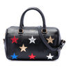 Saint Laurent Baby Leather Star Patchwork Classic Duffle Satchel Secondhand