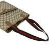 Gucci GG Supreme Plus Web Tote Secondhand