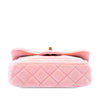 Chanel Mini Quilted Velvet Double Frame Flap Secondhand
