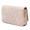 Chanel CC Quilted Metallic Fabric Wallet On Chain Secondhand