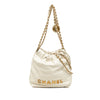 Chanel Mini Shiny Calfskin 22 Hobo Secondhand