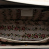Gucci Calfskin Frame Print Bamboo Top Handle Bag Secondhand
