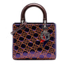 Dior Anselm Reyle Medium Metallic Lambskin Cannage Lady Dior Secondhand