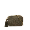 Chanel CC Suede Tassel Camera Bag Secondhand