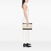 Secondhand Balenciaga Canvas Navy Clip M Clutch
