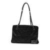 Secondhand Chanel CC Quilted Caviar Soft Tote
