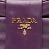 Prada Bicolor Nappa Fiocco Bow Clutch on Strap Secondhand