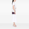 Prada Bicolor Nappa Fiocco Bow Clutch on Strap Secondhand