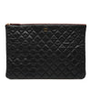 Chanel Large Quilted Caviar O Case Clutch Secondhand