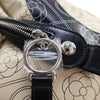 Chanel Large Coated Canvas Camellia Maxi Logo Bowling Bag Secondhand