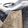 Chanel Large Coated Canvas Camellia Maxi Logo Bowling Bag Secondhand