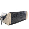 Chanel Large Coated Canvas Camellia Maxi Logo Bowling Bag Secondhand