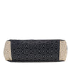 Chanel Large Coated Canvas Camellia Maxi Logo Bowling Bag Secondhand