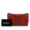 Chanel Old Medium Quilted Caviar Boy Flap Secondhand