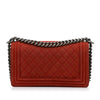 Chanel Old Medium Quilted Caviar Boy Flap Secondhand