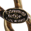 Chanel Gold Plated CC Rhinestones Charm Bracelet Secondhand