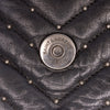 Saint Laurent Medium Chevron Studded Lambskin Monogram College Satchel Secondhand