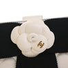 Chanel Mini Lambskin Round Camellia Clutch Secondhand