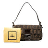 Secondhand Fendi Zucca Canvas Baguette