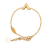 Louis Vuitton Gold Plated Essential V Bracelet Secondhand