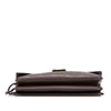 Fendi Zucca Embossed Leather Handle Clutch Secondhand