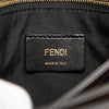 Fendi Zucca Embossed Leather Handle Clutch Secondhand