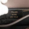 Fendi Zucca Embossed Leather Handle Clutch Secondhand
