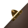 Fendi Zucca Embossed Leather Handle Clutch Secondhand