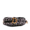Dior Mini Oblique Canvas Saddle Bag Secondhand