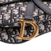 Dior Mini Oblique Canvas Saddle Bag Secondhand