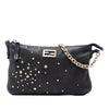 Fendi Mini Leather Star Studded Chain Crossbody Secondhand