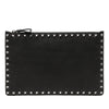 Valentino Grained Calfskin Rockstud Clutch Secondhand