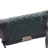 Chanel Old Medium Braided Lambskin Boy Flap Secondhand