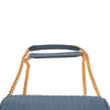 Fendi Small FF Nappa Embossed Chain Midi Baguette Secondhand