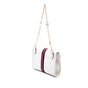 Gucci Small Leather Rajah Web Chain Satchel Secondhand