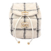 Chanel Large Quilted Wool Duma Drawstring Backpack Secondhand