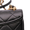 Secondhand Chanel Mini CC Quilted Calfskin Round Moon Messenger Flap