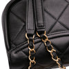 Secondhand Chanel Mini CC Quilted Calfskin Round Moon Messenger Flap