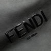 Fendi Embossed Leather Logo Shopper Tote Secondhand