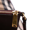 Burberry House Check Canvas and Suede Fringe Bucket Bag Secondhand