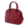 Burberry Small Heritage Grain Check Embossed Leather Orchard Bowling Bag Secondhand