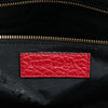 Burberry Small Heritage Grain Check Embossed Leather Orchard Bowling Bag Secondhand