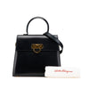 Ferragamo Leather Gancini Satchel Secondhand