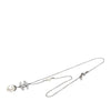 Chanel CC Brass Strass Faux Pearl Pendant Necklace Secondhand
