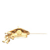 Chanel Gold Plated Beret Motif Brooch Secondhand