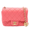 Chanel Mini Square Classic Lambskin Pearl Crush Single Flap Secondhand