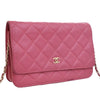 Secondhand Chanel Classic Lambskin Wallet on Chain